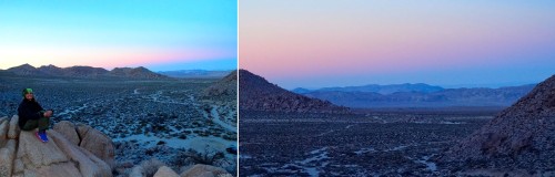Mo+desert sunset